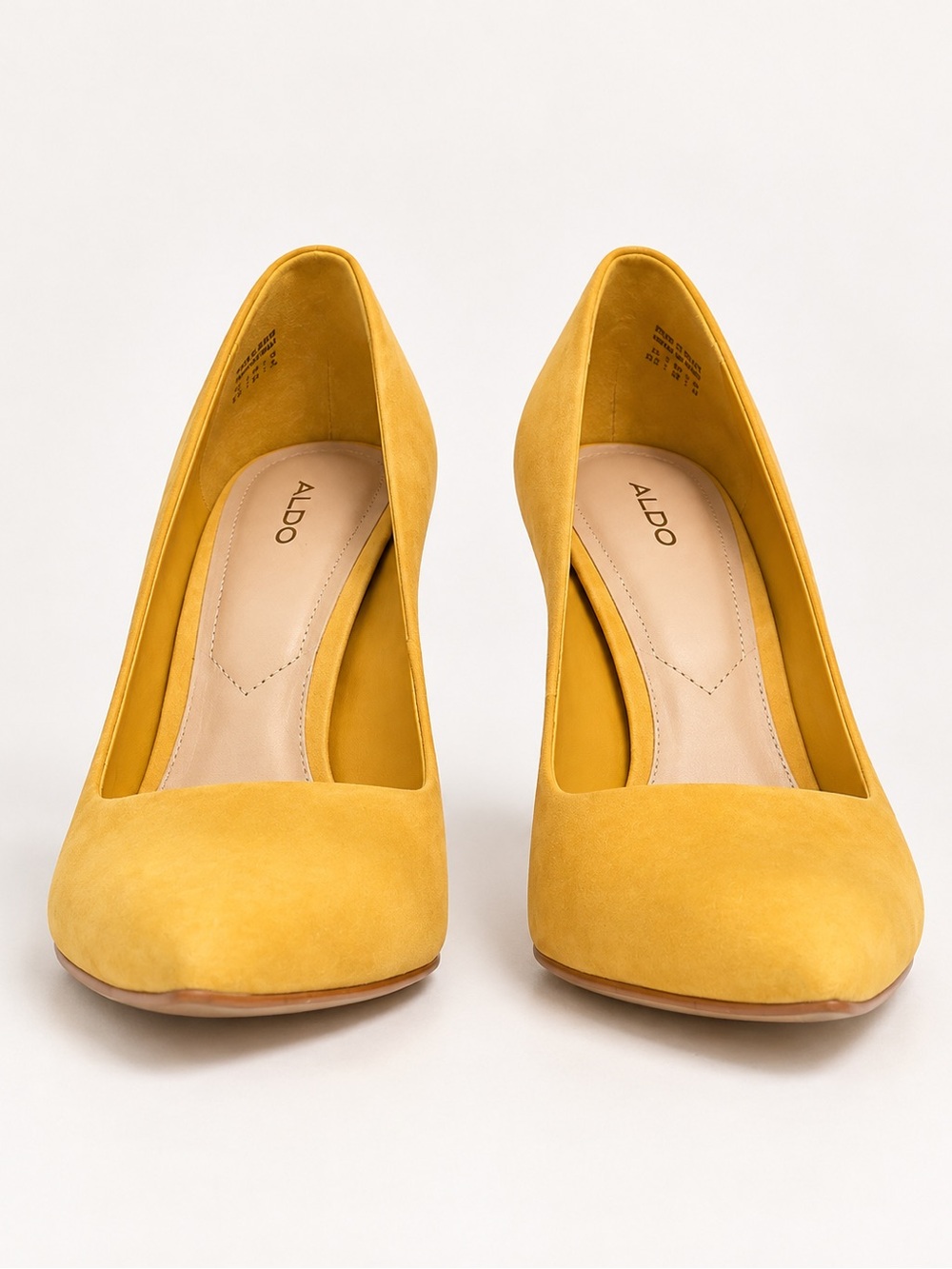 ALDO Mustard Yellow Suede Pumps Size 6.5